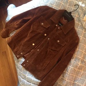Genuine suede jacket